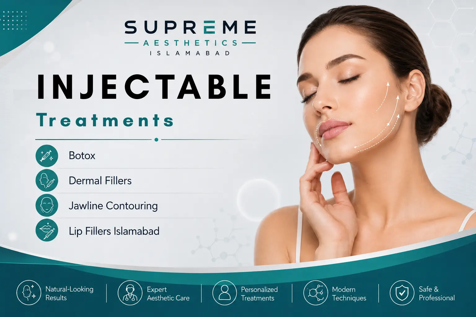 Injectable treatment at Supreme Aesthetics